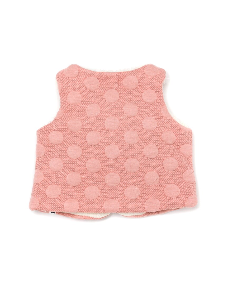 Oh Baby! Pucker Dot Reversible Popover Vest