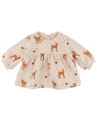 Oh Baby! Deer Print Josephine Dress