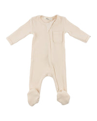 oh baby! Oh Baby! Mini Stripe Zipper Footie With Pocket
