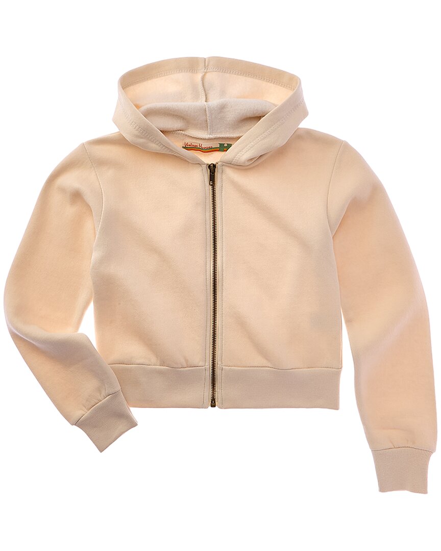 Vintage Havana Burnout Crop Hoodie