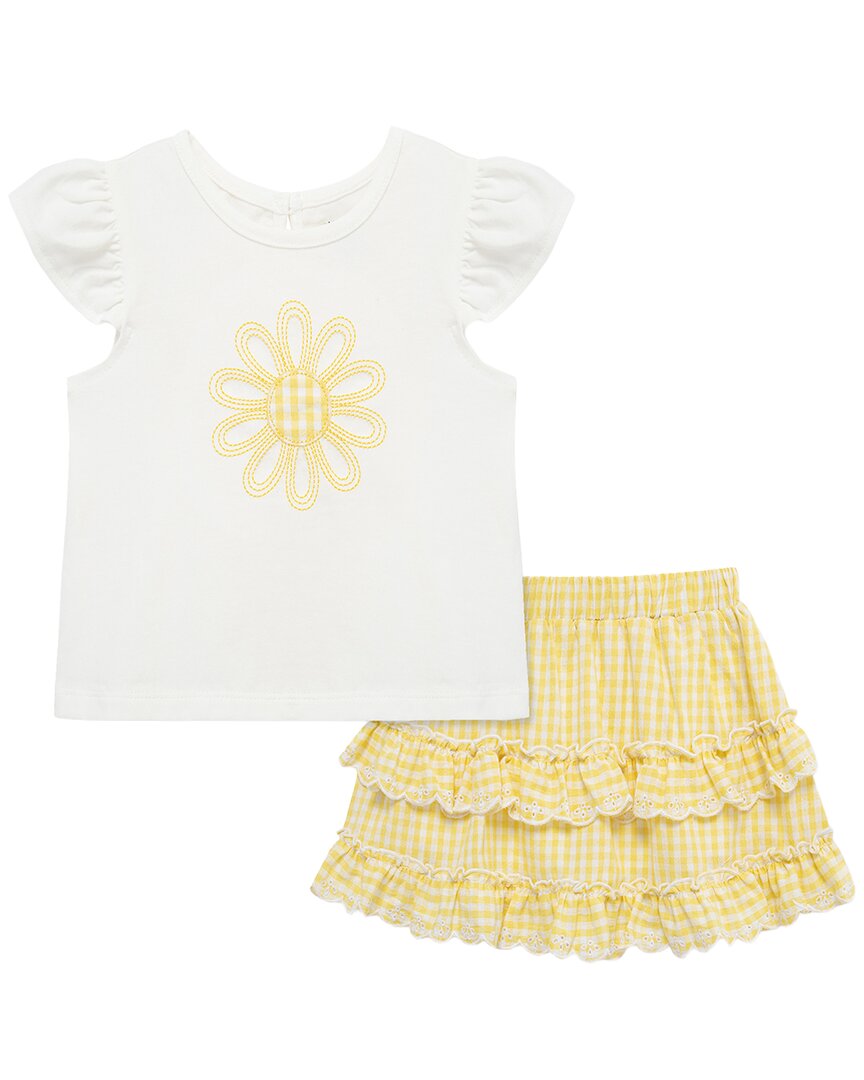 Little Me Daisy Fashion Skort Set