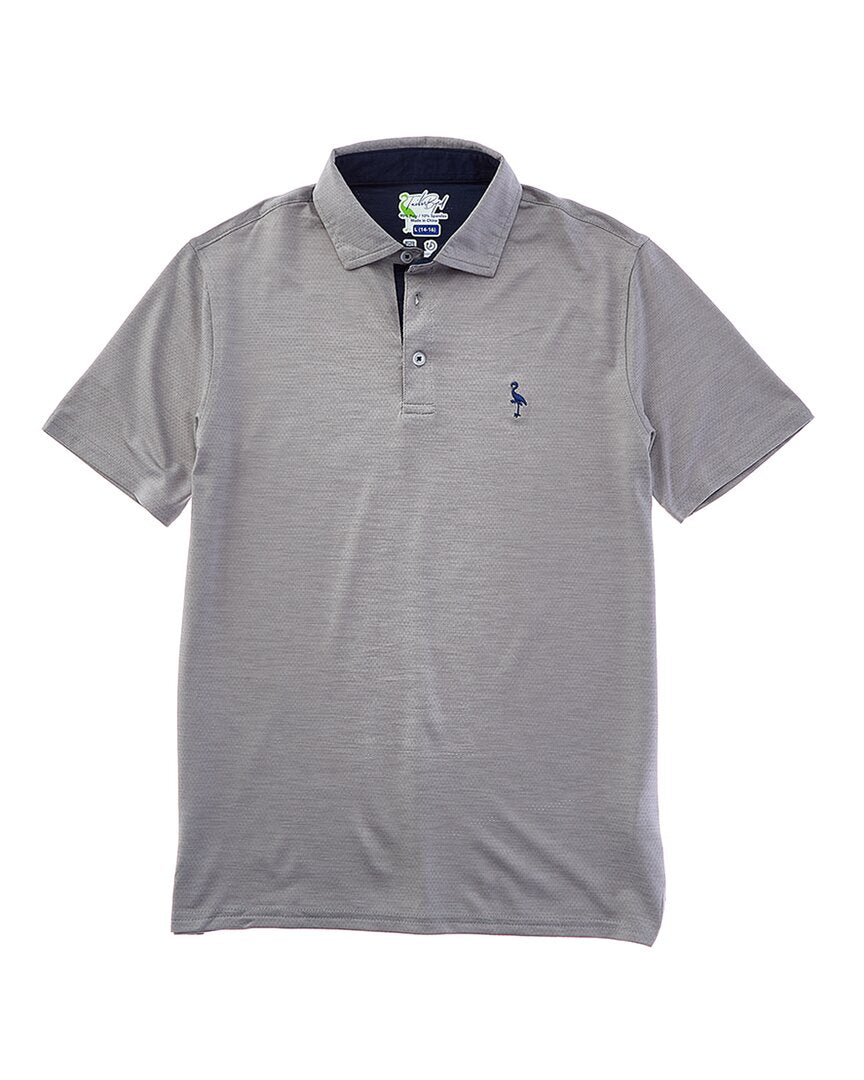 Tailorbyrd Melange Mesh Performance Polo Shirt