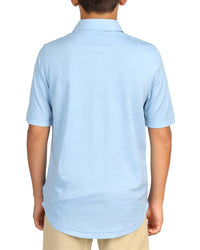 Tailorbyrd Melange Mesh Performance Polo Shirt
