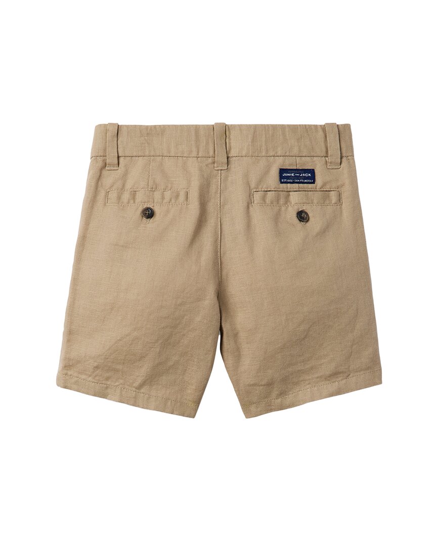 Janie And Jack Linen-Blend Short