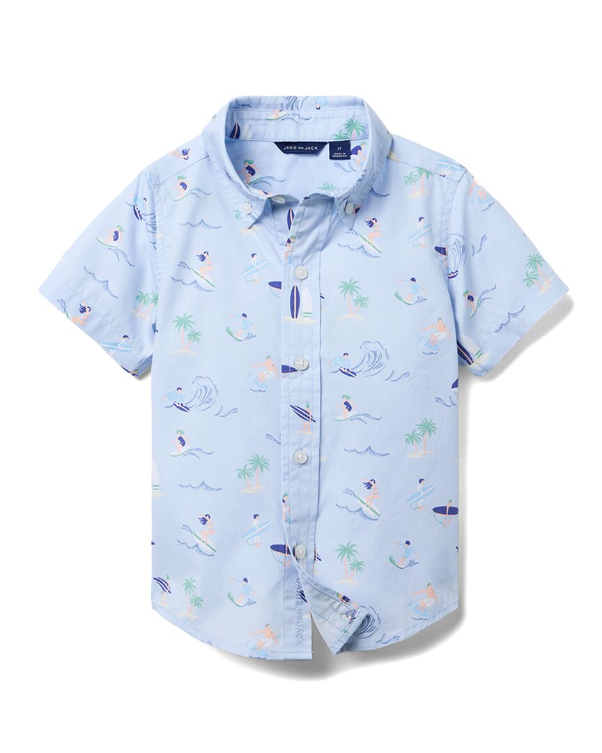 Janie And Jack The Poplin Shirt