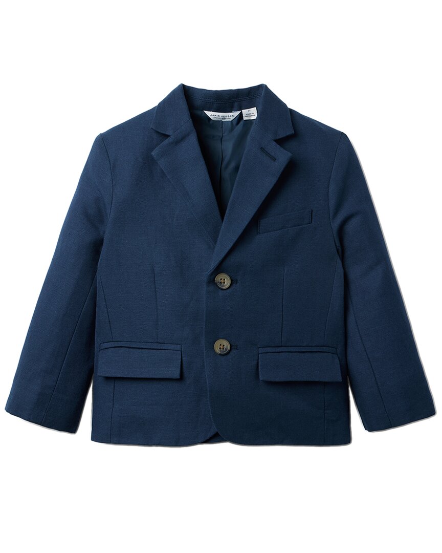 Janie And Jack Linen-Blend Blazer