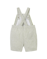 Janie And Jack Striped Linen-Blend Overall