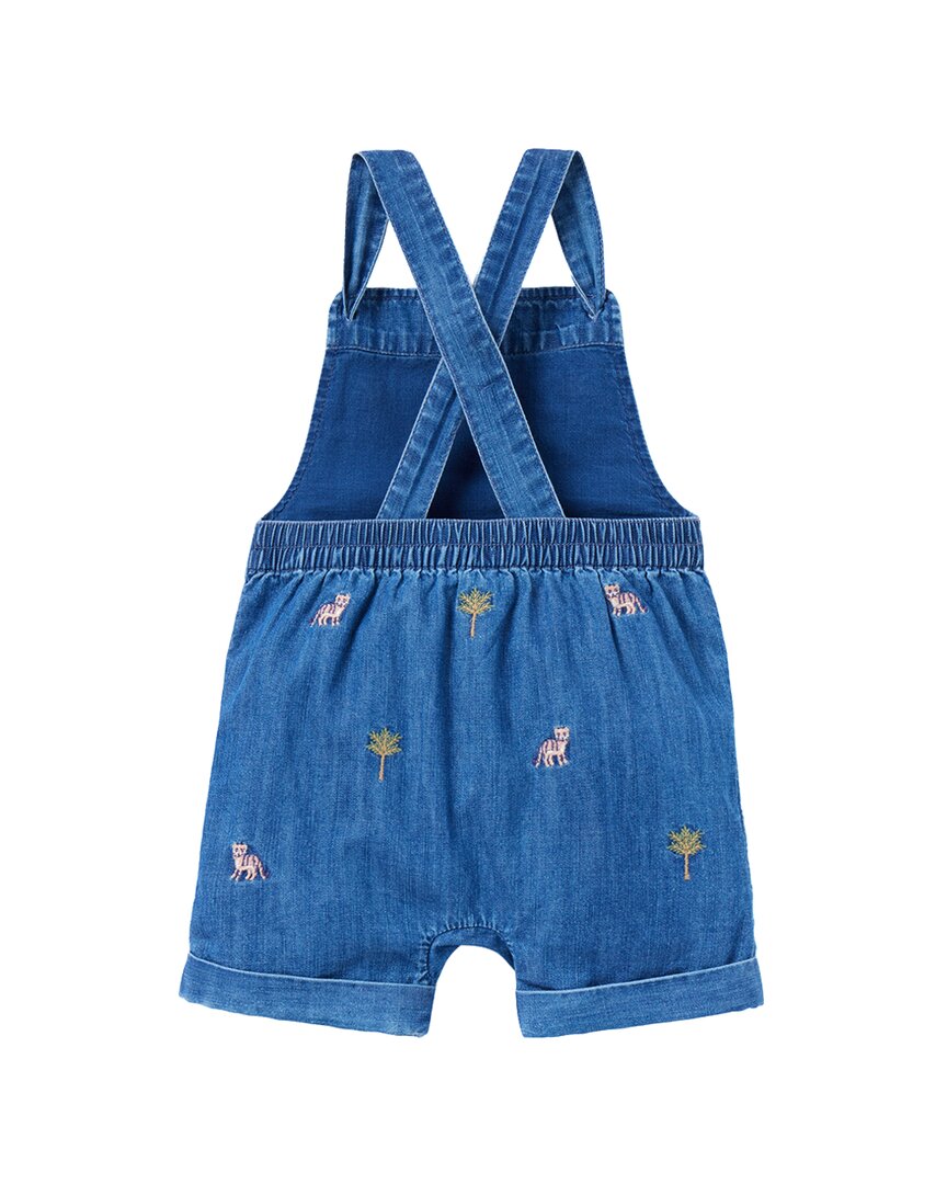 Janie And Jack Embroidered Tiger Overall