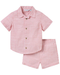 Janie And Jack The Cabana Linen Matching Set
