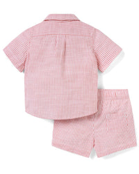 Janie And Jack The Cabana Linen Matching Set