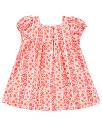 Janie And Jack Ditsy Floral Puff Sleeve Dress