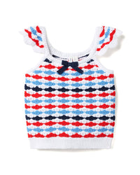Janie And Jack The Americana Crochet Top