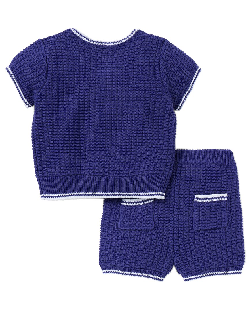 Janie And Jack Waffle Knit Matching Set