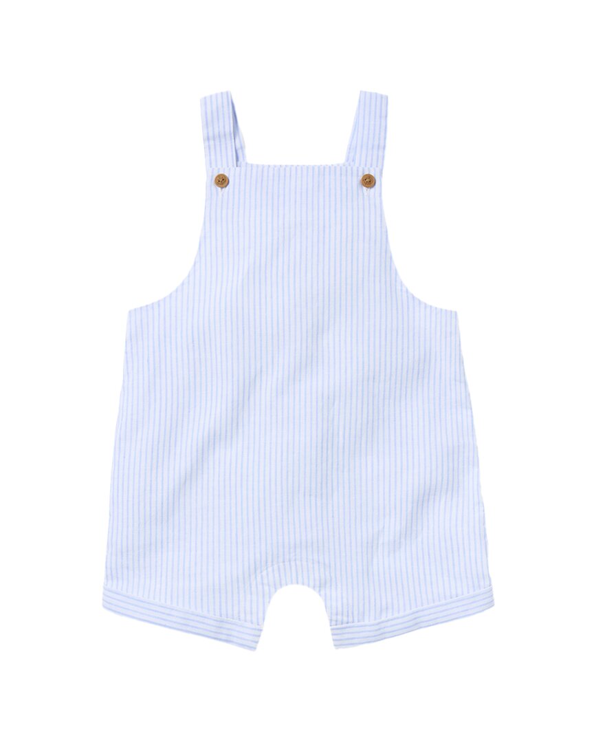 Janie And Jack Striped Linen-Blend Overall