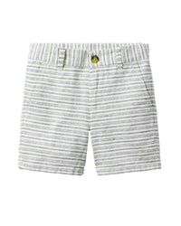 Janie And Jack Striped Linen-Blend Short