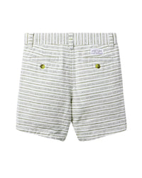 Janie And Jack Striped Linen-Blend Short