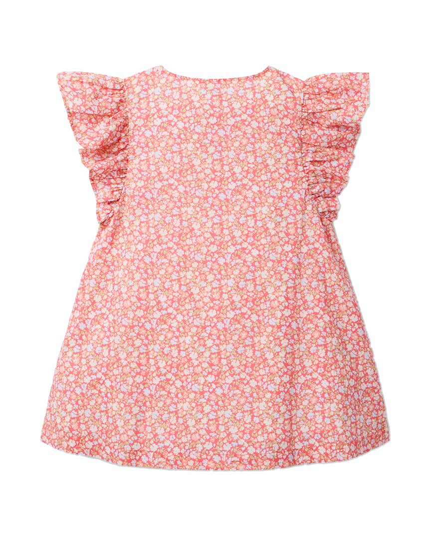 Janie And Jack Ditsy Floral Pintuck Dress