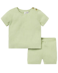 Janie And Jack Ribbed Knit Matching Set
