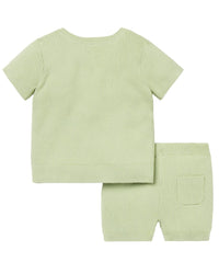 Janie And Jack Ribbed Knit Matching Set