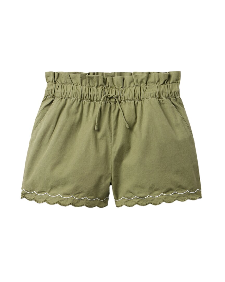 Janie And Jack Poplin Paperbag Waist Short