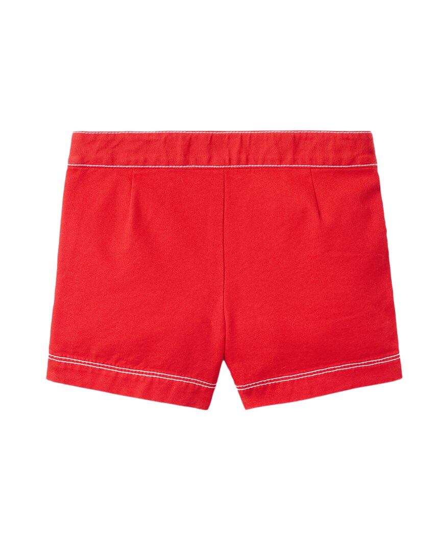 Janie And Jack Button Canvas Short