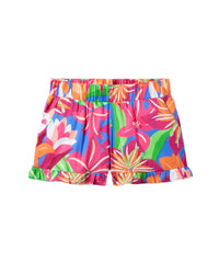 Janie And Jack Tropical Floral Ruffle Short