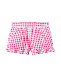 Janie And Jack Gingham Ruffle Short