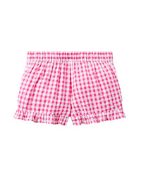 Janie And Jack Gingham Ruffle Short