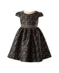 Rachel Riley Star Damask Dress