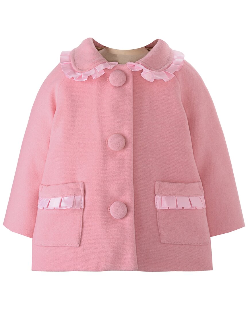 Rachel Riley Ribbon Trim Wool-Blend Matinee Jacket