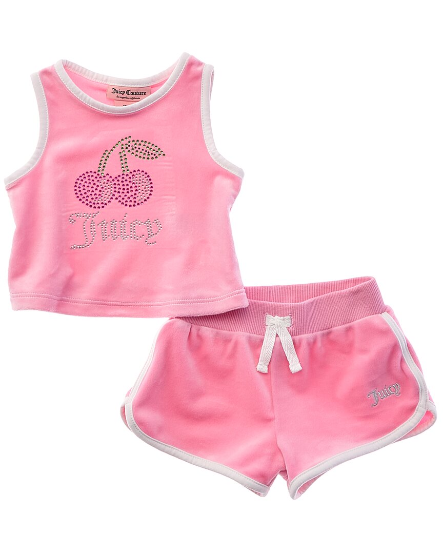 Juicy Couture 2Pc Short & Top Set