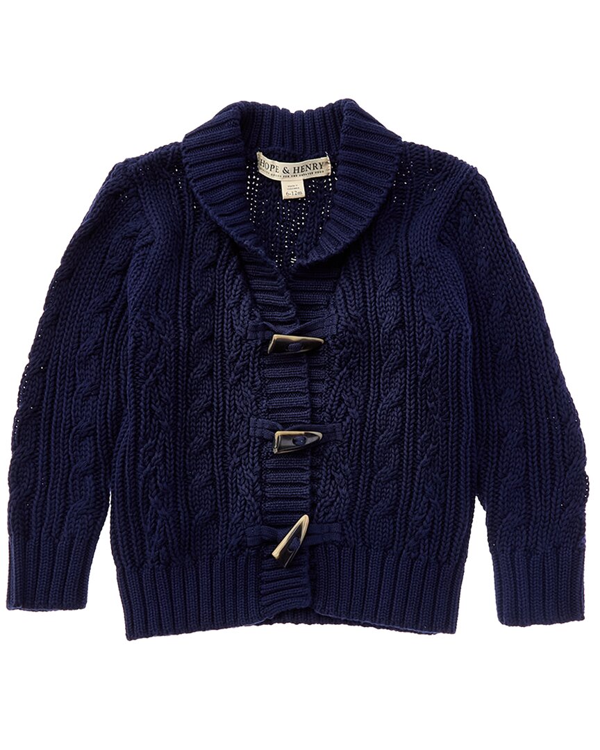 Hope & Henry Letterman Shawl Collar Sweater