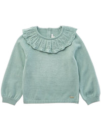 Chloé Pointelle Wool-Blend Sweater