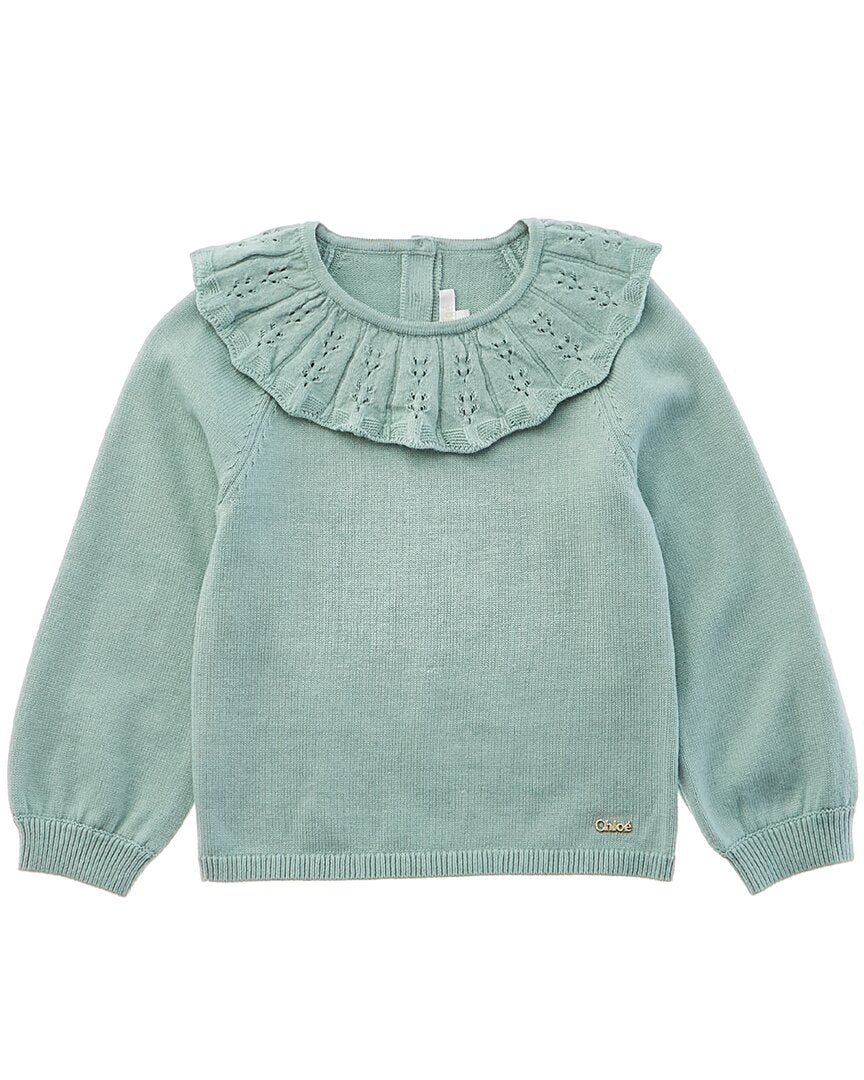 Chloé Pointelle Wool-Blend Sweater