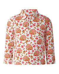 Rachel Riley Rachel Riley Gingerbread Polo