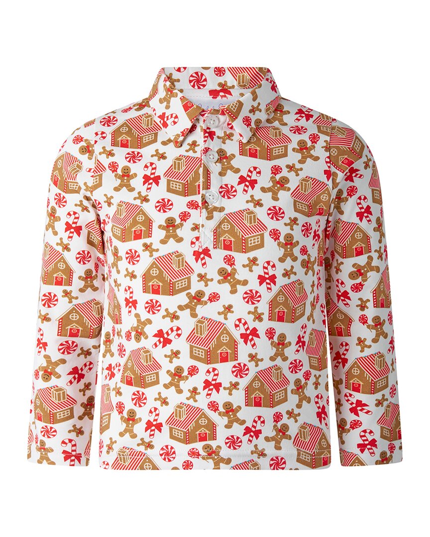 Rachel Riley Rachel Riley Gingerbread Polo