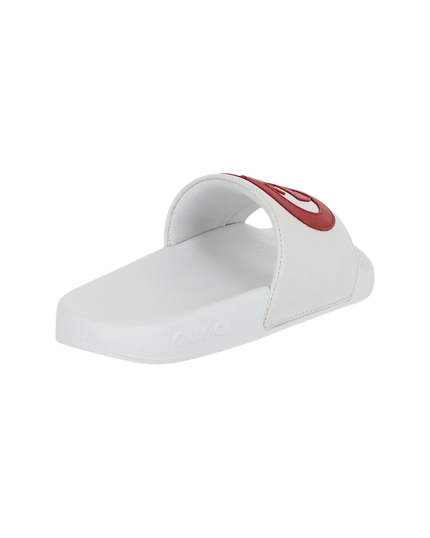 Gucci Interlocking G Leather Slide