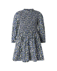 Rachel Riley Rachel Riley Floral Berry Ruched Dress