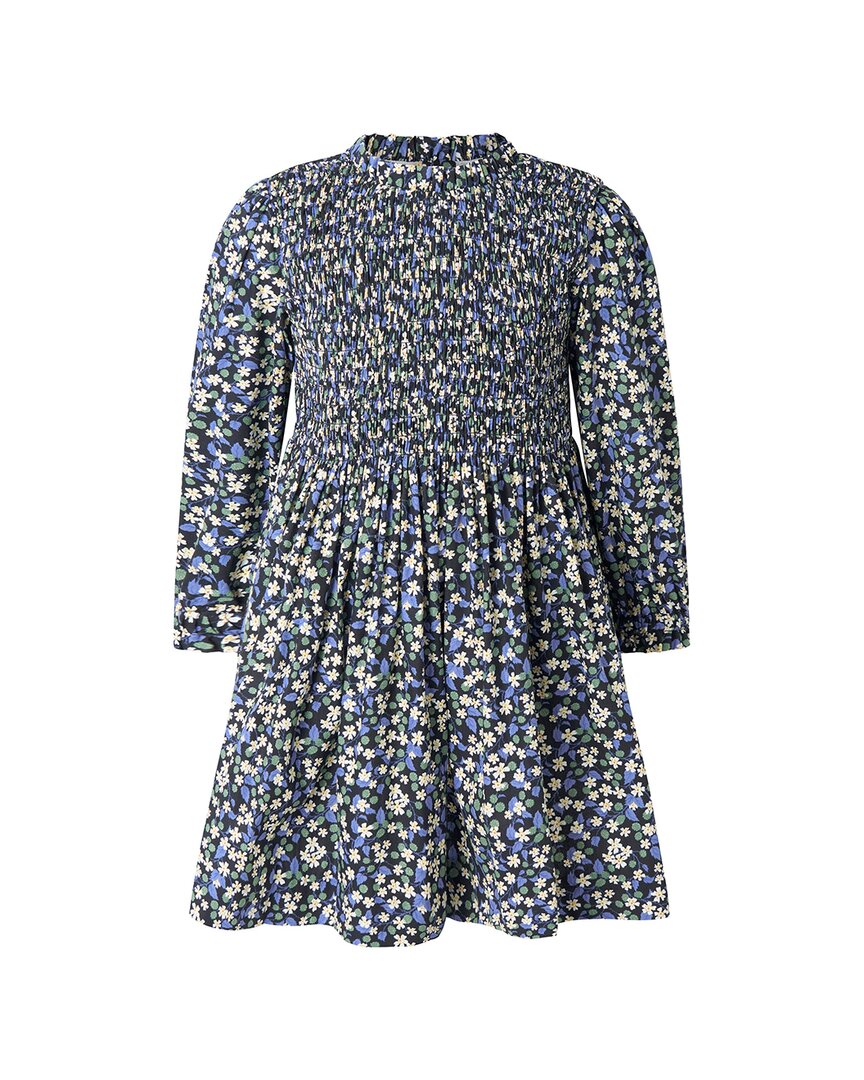 Rachel Riley Rachel Riley Floral Berry Ruched Dress