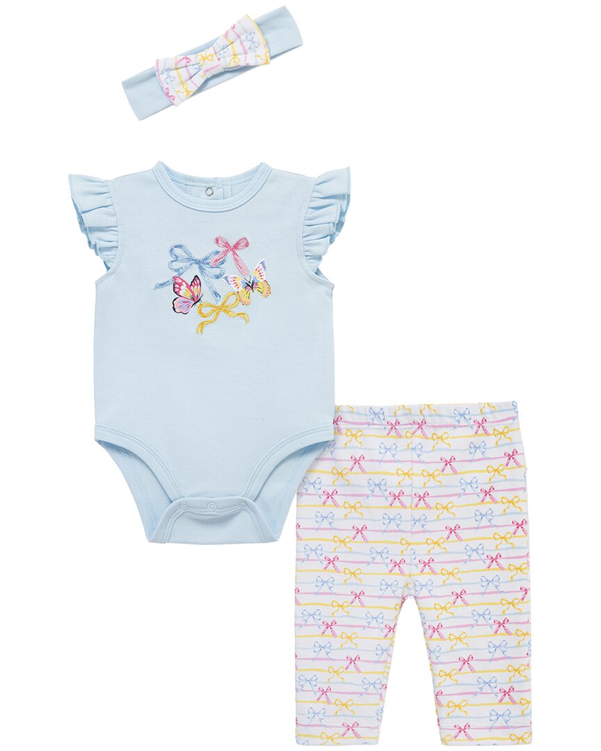 Little Me Butterfly Bodysuit Pant Headband