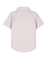 Hope & Henry Seersucker Short Sleeve Shirt