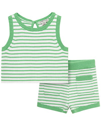 Habitual Habitual Novelty Knit Short Set
