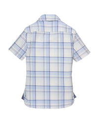 Hope & Henry Plaid Short Sleeve Shirt