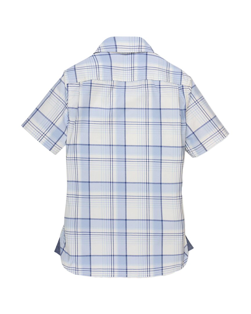 Hope & Henry Plaid Short Sleeve Shirt