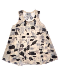 Autumn Cashmere Watercolor Cashmere-Blend Swing Tank