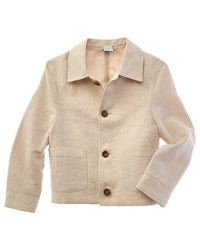 Pepa London Pepa London Polo Collar Button Down Linen Jacket