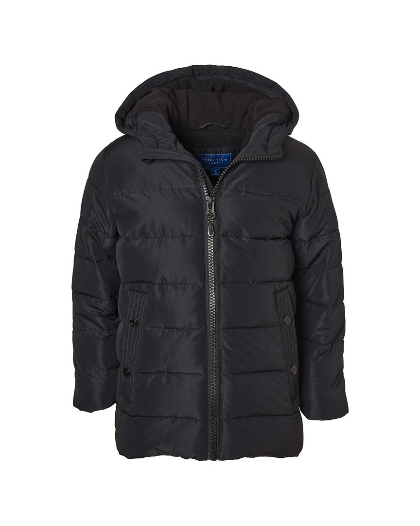Perry Ellis Solid Ripstop Puffer Jacket