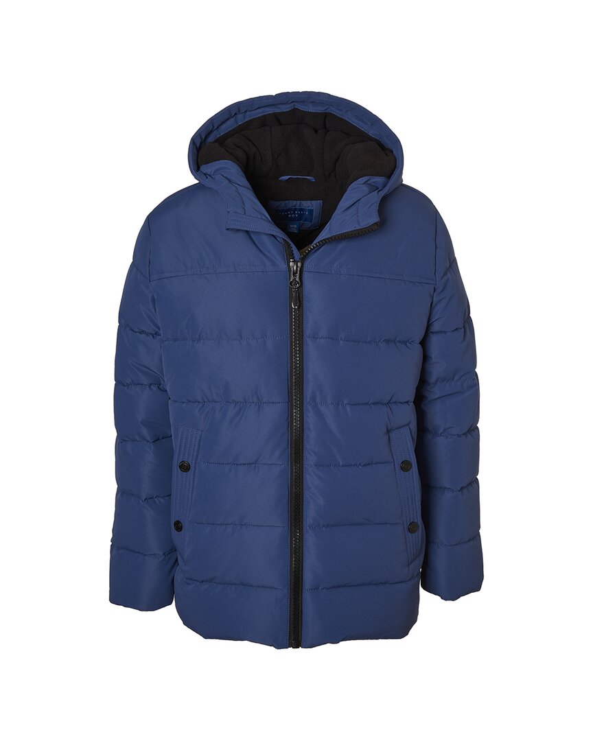 Perry Ellis Solid Ripstop Puffer Jacket