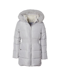 Kensie Girl Cinched Wais Puffer Jackett