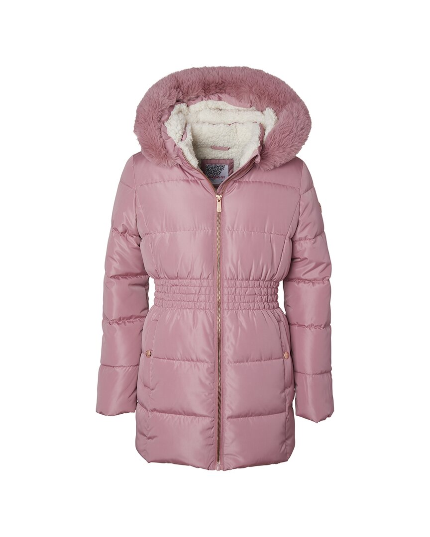 Kensie Girl Cinched Wais Puffer Jackett